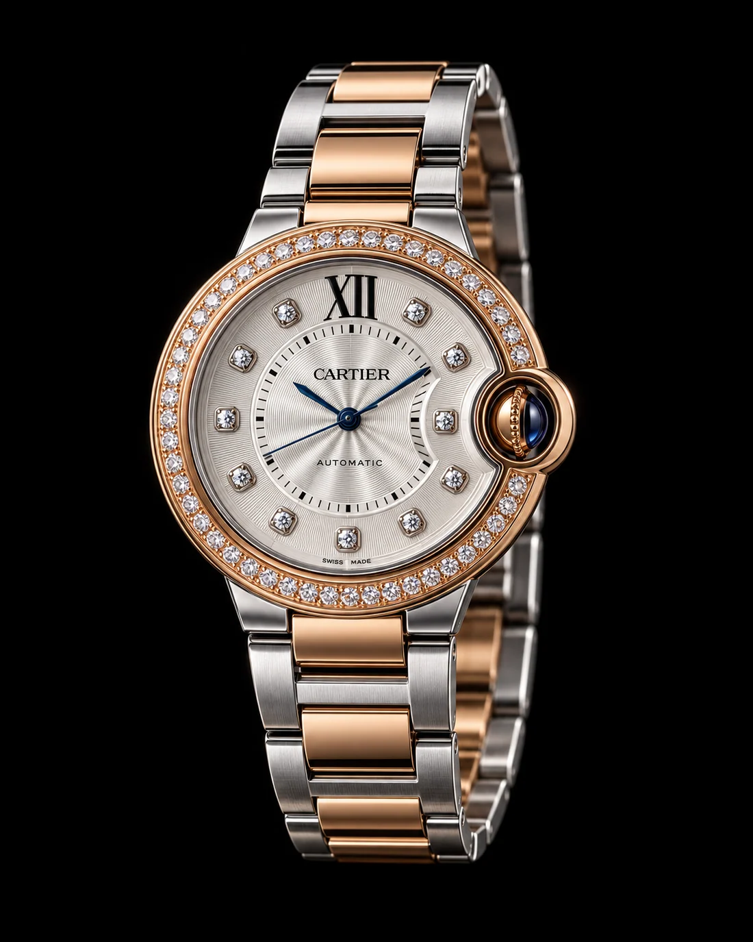 Cartier Ballon Bleu, vista detalhada